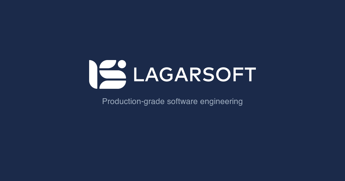 Lagarsoft · We take your POC to production